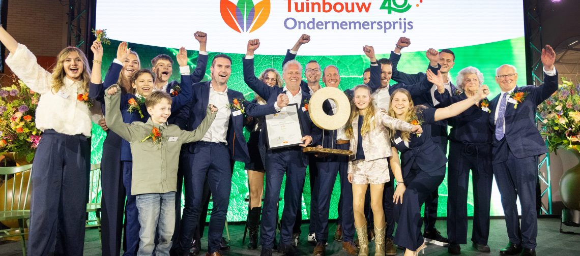 Ronico wint 40e Tuinbouw Ondernemersprijs